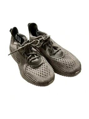 Adidas Alphabounce Gray Women 8  Running Shoes Size  Lightweight Knit Breathable